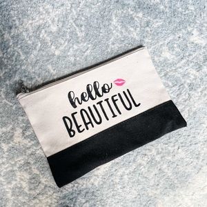 Never Used! Hello Beautiful Pouch